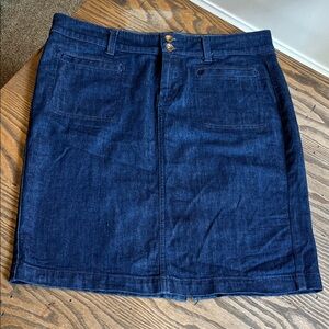 Banana Republic Dark Blue Pencil Skirt size 30